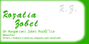 rozalia zobel business card